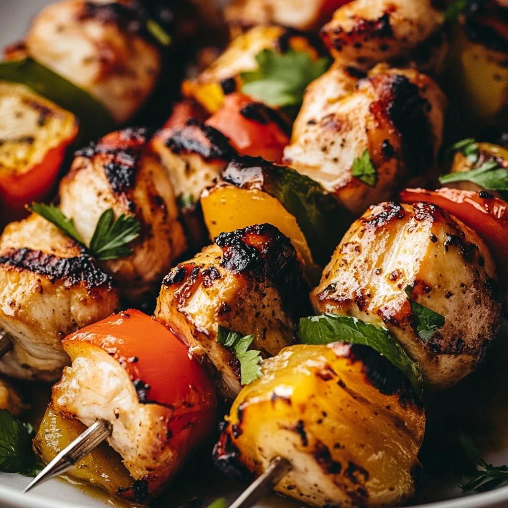 Pin by Marissa Rahlf on Yummy food | Kabob recipes, Chicken kabob recipes, Grilled chicken kabobs