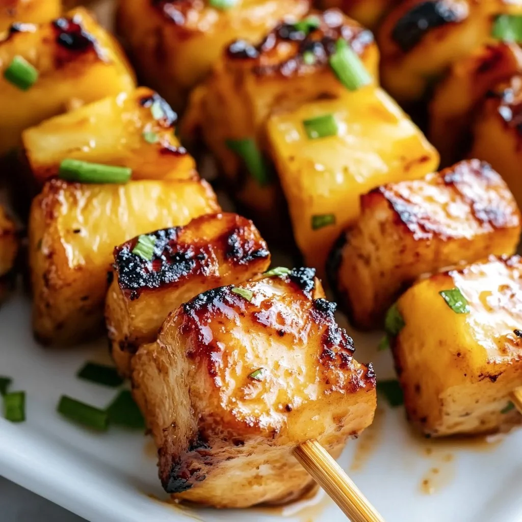 Pineapple Chicken Skewers