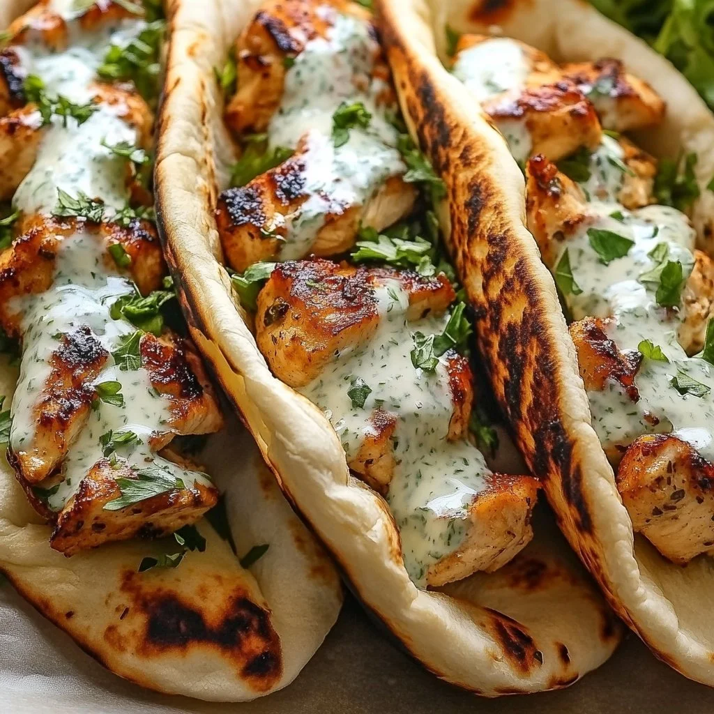 Sheet Pan Chicken Pitas with Herby Ranch