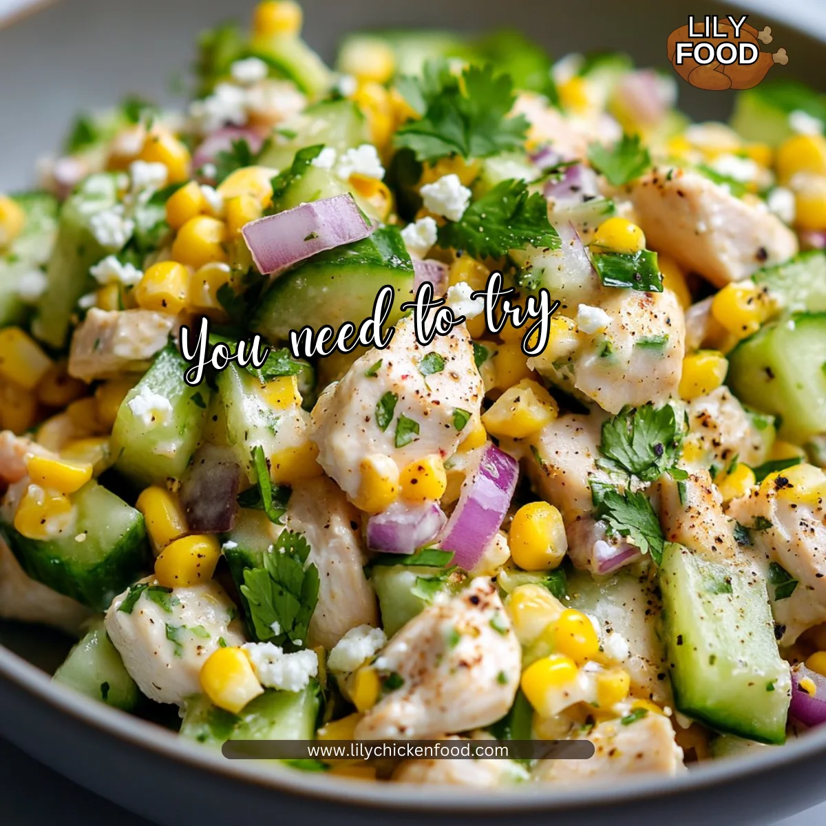 Street Corn Creamy Cucumber Chicken Salad: An Amazing Ultimate Recipe