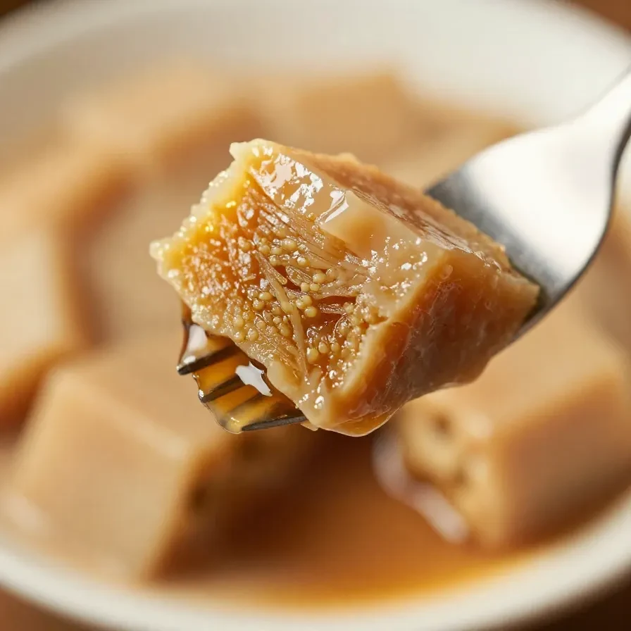 A jar of homemade chai syrup surrounded by spices like cinnamon, cloves, and cardamom on a wooden table.