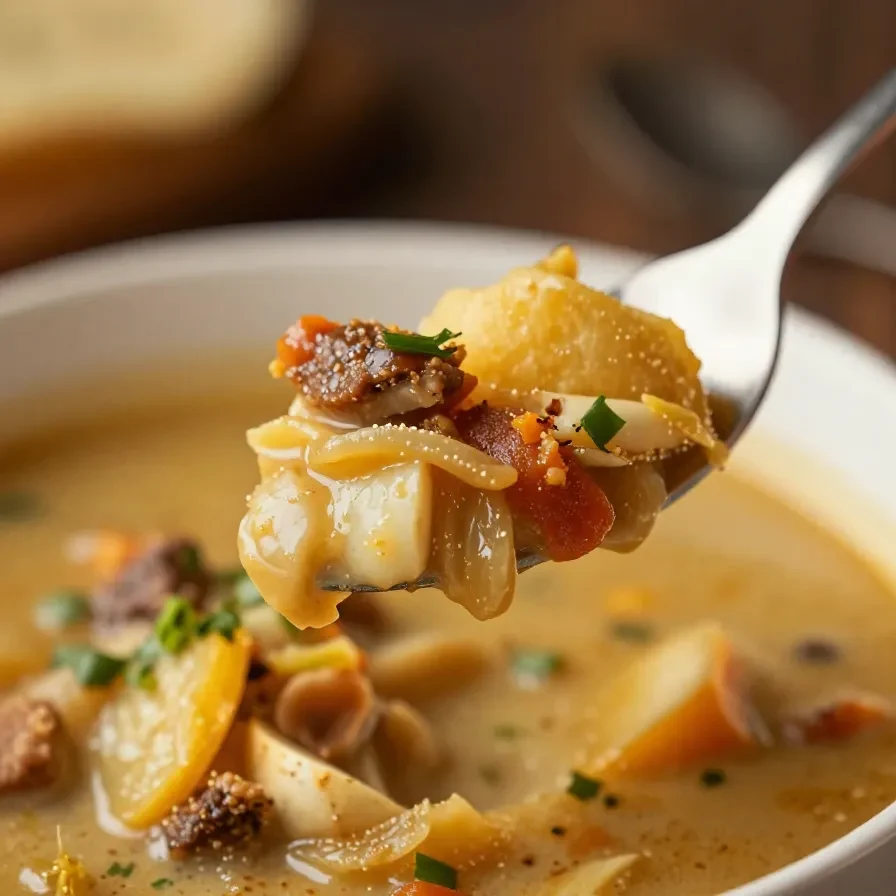 A bowl of hearty taco soup topped with shredded cheese, sour cream, and fresh cilantro.
