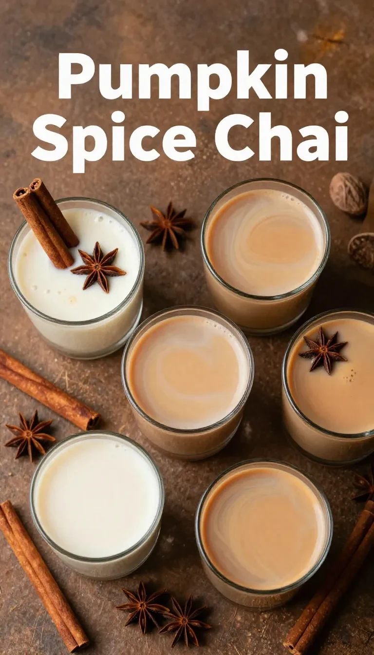 A close-up of a Starbucks Iced Pumpkin Cream Chai Tea Latte topped with creamy pumpkin foam.